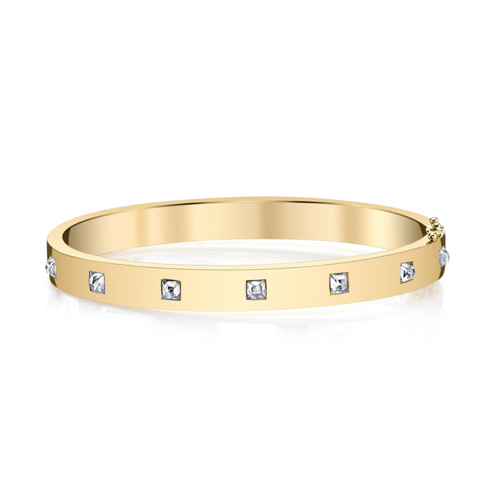 Anita Ko Inverted Diamond Princess Cut Oval Bracelet