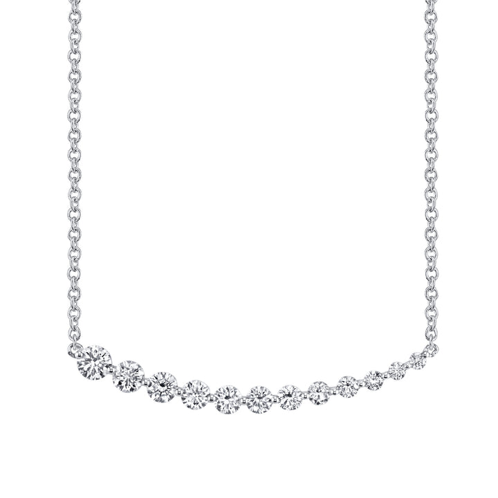 Anita Ko Graduated Diamond Necklace - White Gold