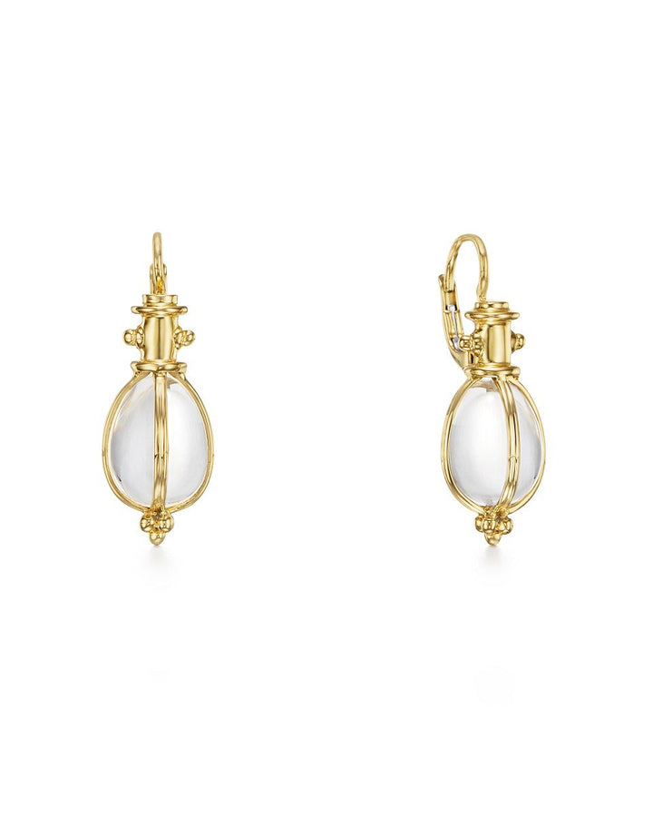 Temple St. Clair 18K Classic Amulet Earrings