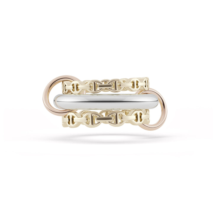 Hoorsenbuhs 18K Yellow Gold Microdame Mixed Ring