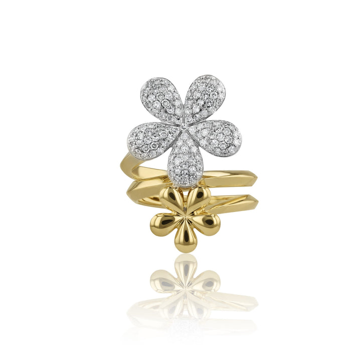 Phillips House Forget-Me-Not Large Double Flower Ring