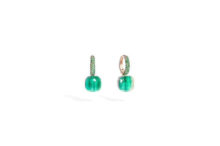 Pomellato Malachite Nudo Classic Earrings