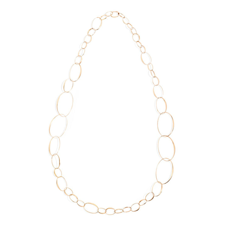 Pomellato Rose Gold Oval Link Necklace