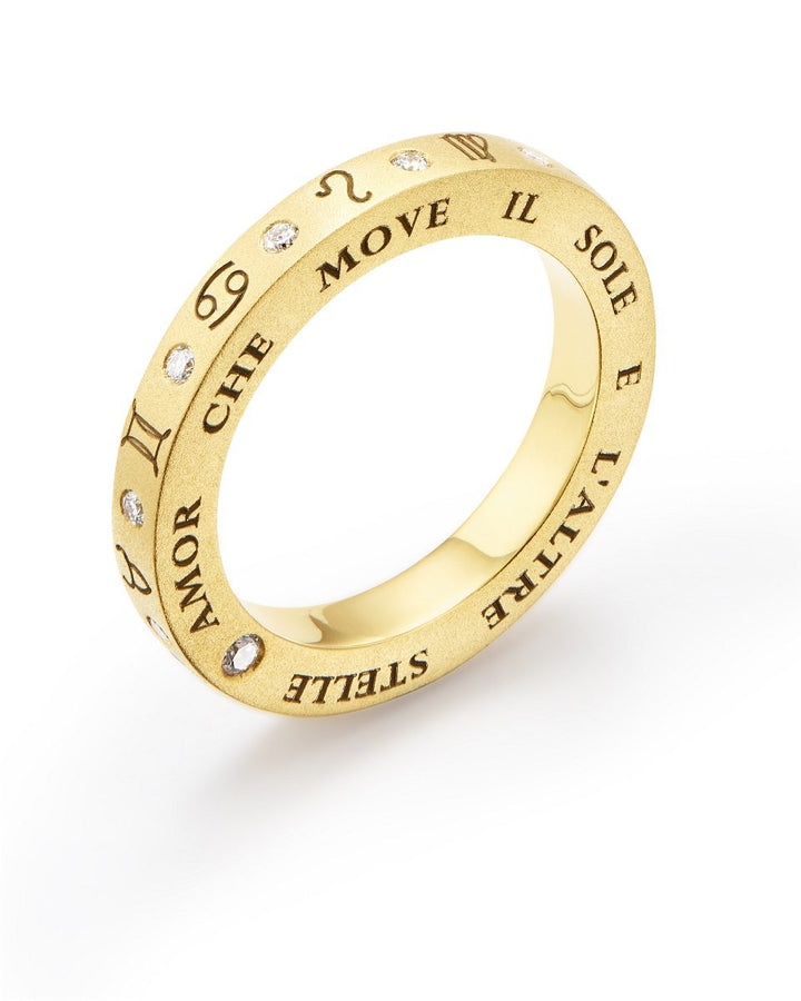 Temple St. Clair 18K Diamond Zodiac Band