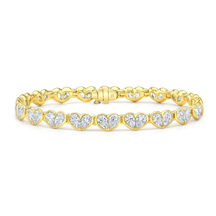 Rahaminov Diamonds Diamond Heart Buttercup Bracelet