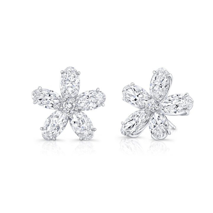 Rahaminov Diamonds Diamond Flower Studs