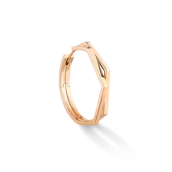 Repossi L Hoop Pink Gold Antifer Earring