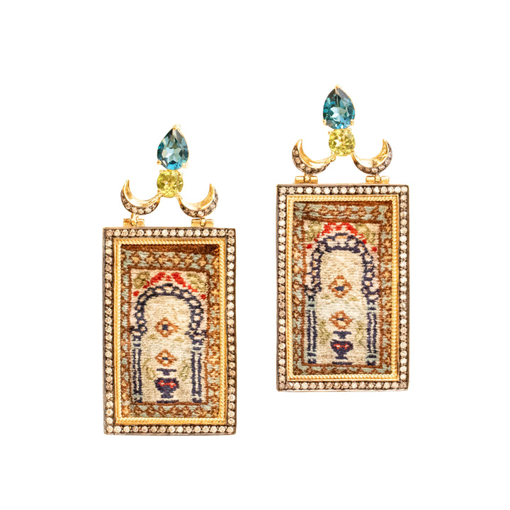 Silvia Furmanovich Silk Roadtop Earrings