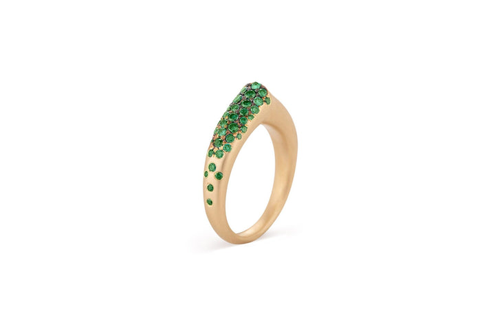 Nada Ghazal The Arch Luck Stripe Small Ring