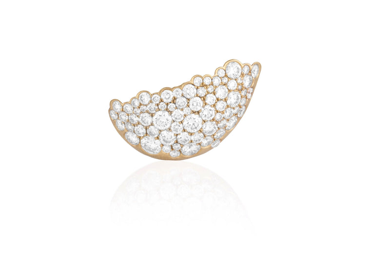 Nada Ghazal Fuse White Diamond Stud