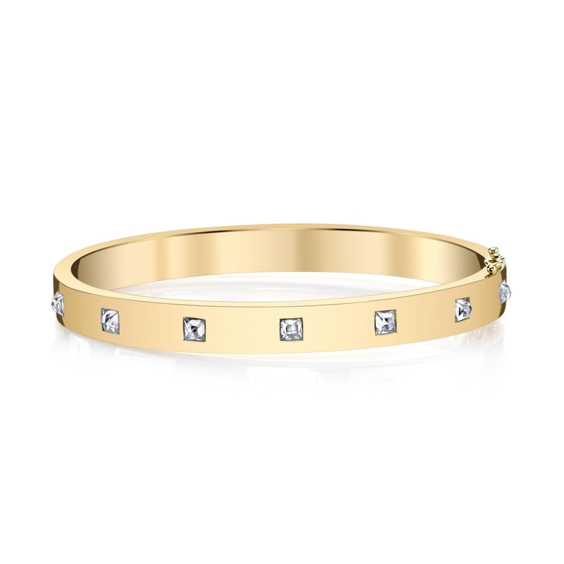 Anita Ko Inverted Diamond Princess Cut Oval Bracelet