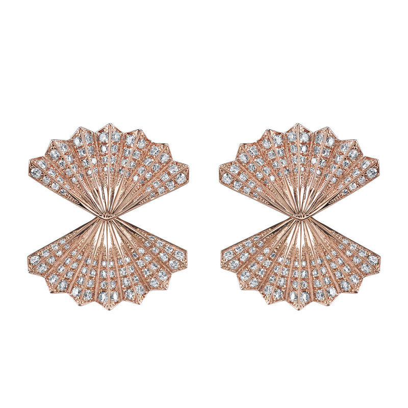 Anita Ko Fan Diamond Earrings