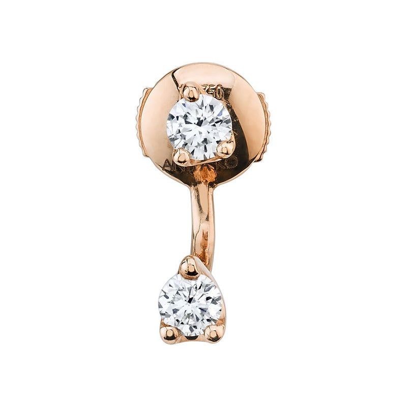 Anita Ko Classic Round Diamond Orbit Earring