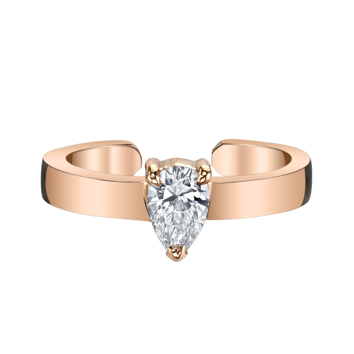 Anita Ko Pear Diamond Ear Cuff