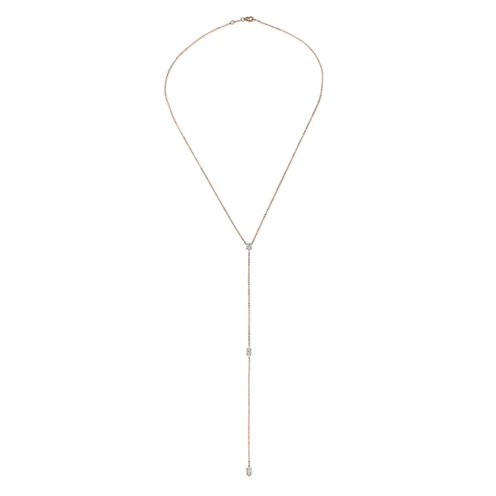 Anita Ko Pear and Double Marquise Diamond Lariat