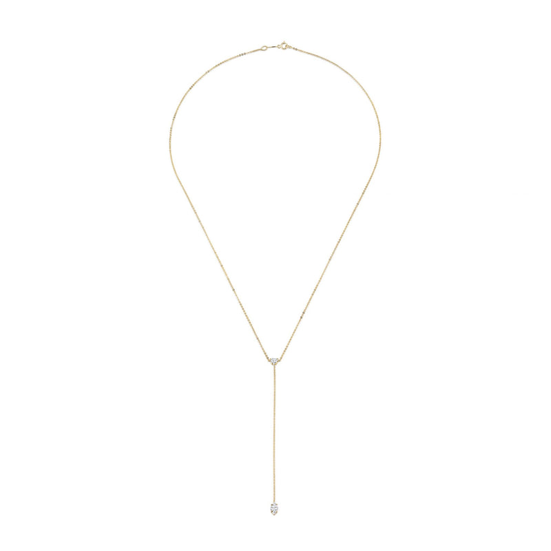 Anita Ko Heart and Marquise Diamond Lariat