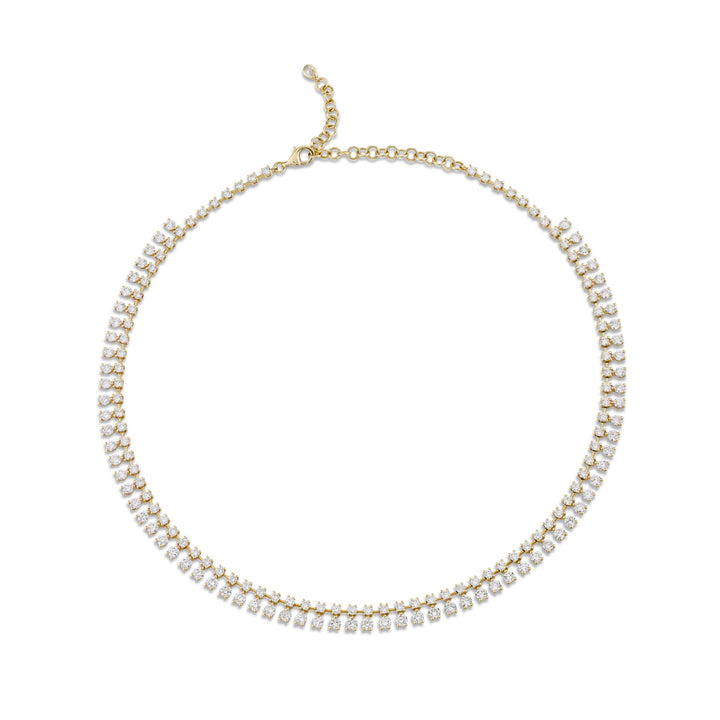 Anita Ko Round Diamond Shaker Necklace