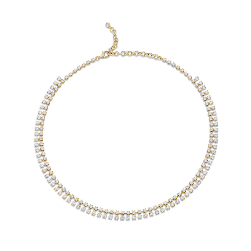 Anita Ko Round Diamond Shaker Necklace