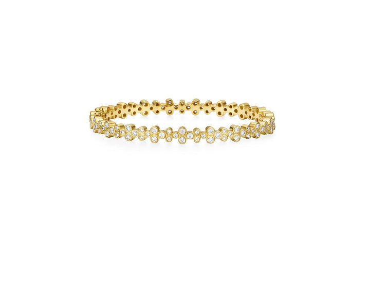 Temple St. Clair 18K Diamond Trio Eternity Bracelet