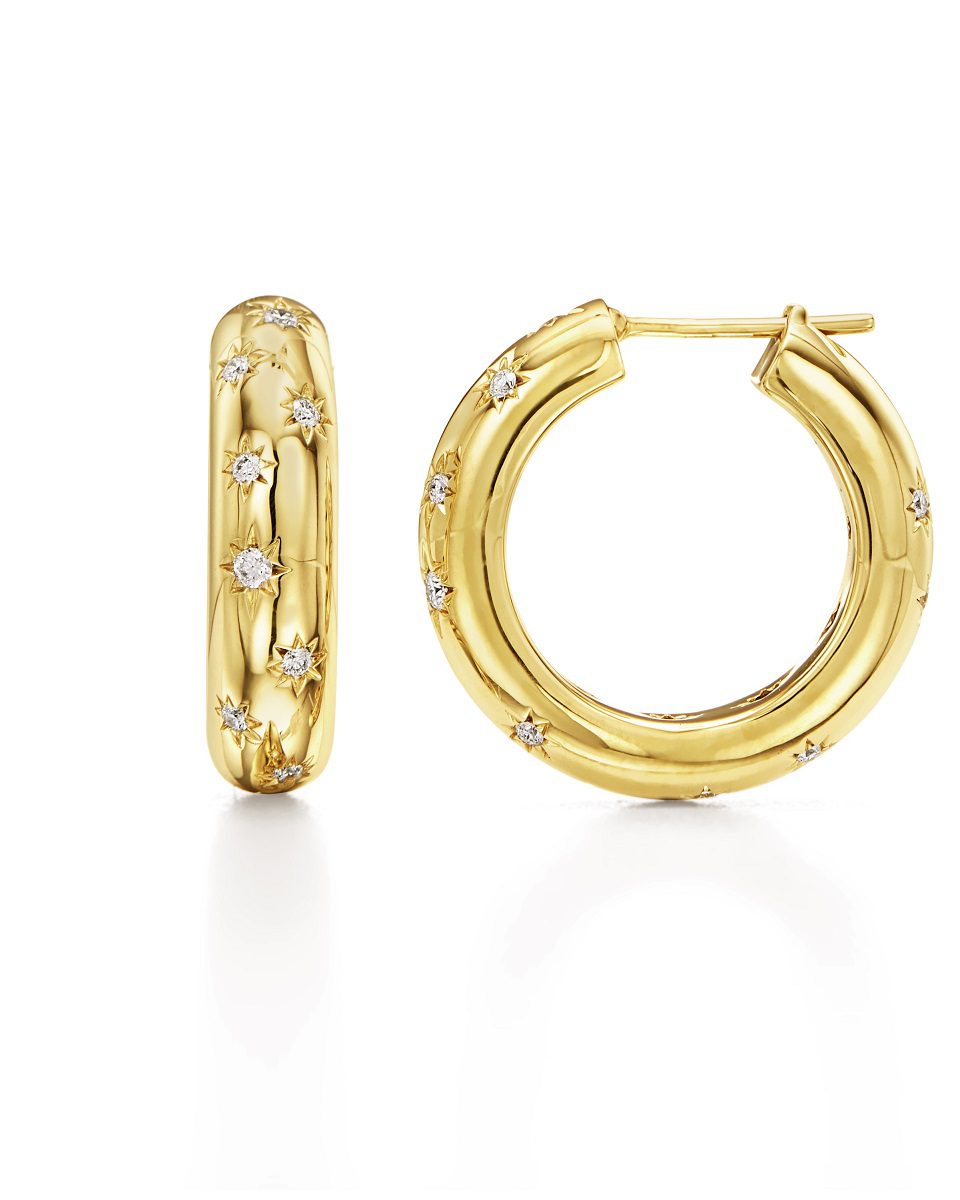 Temple St. Clair 18K Cosmos Hoop