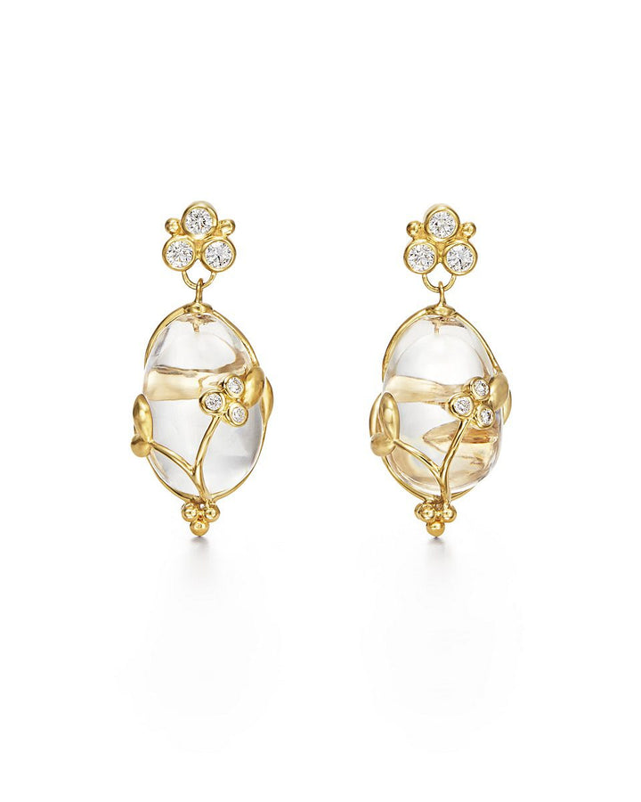 Temple St. Clair 18K Vine Amulet Earrings
