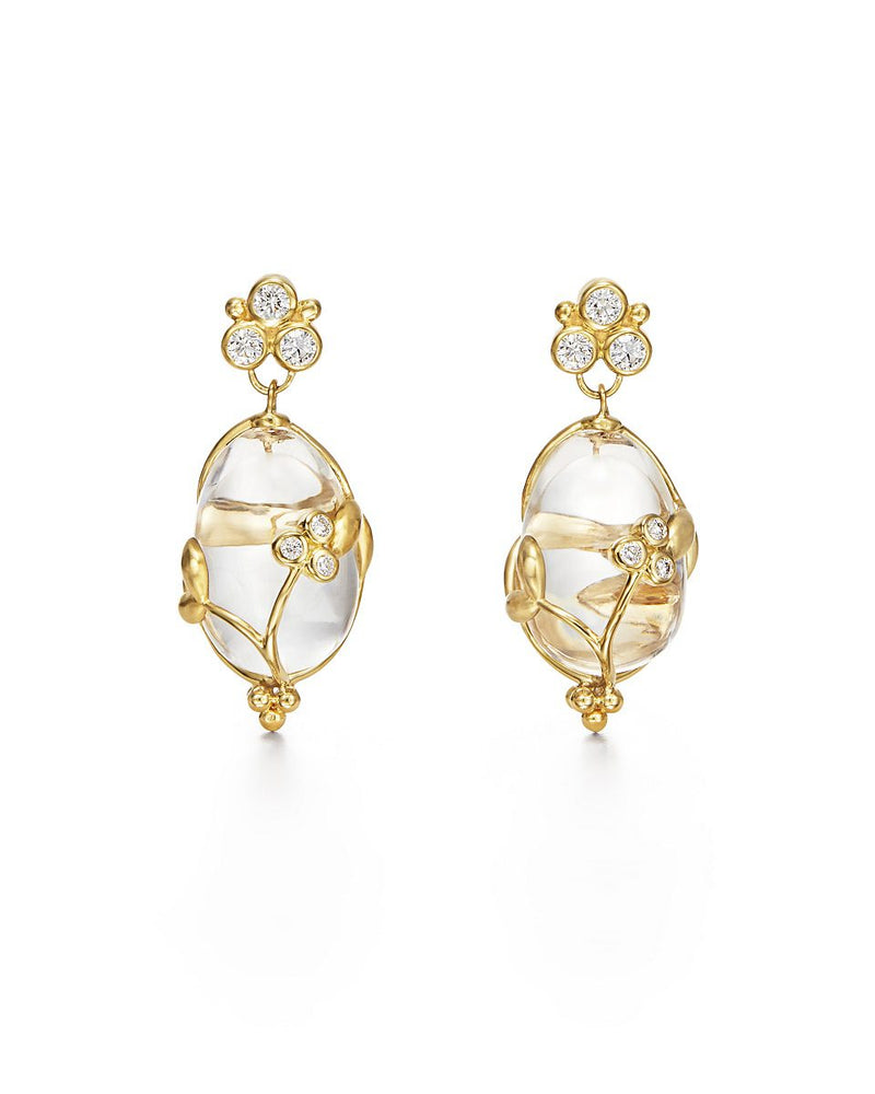 Temple St. Clair 18K Vine Amulet Earrings