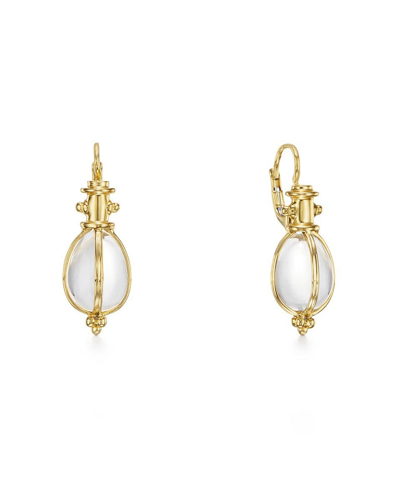 Temple St. Clair 18K Classic Amulet Earrings