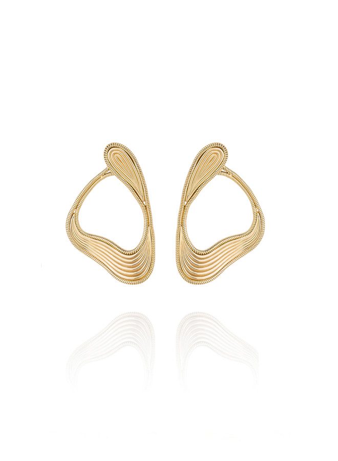 Fernando Jorge Stream Lines Loop Earrings