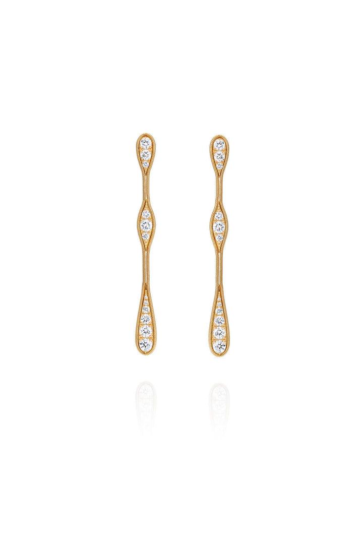 Fernando Jorge Fluid Diamond Earrings
