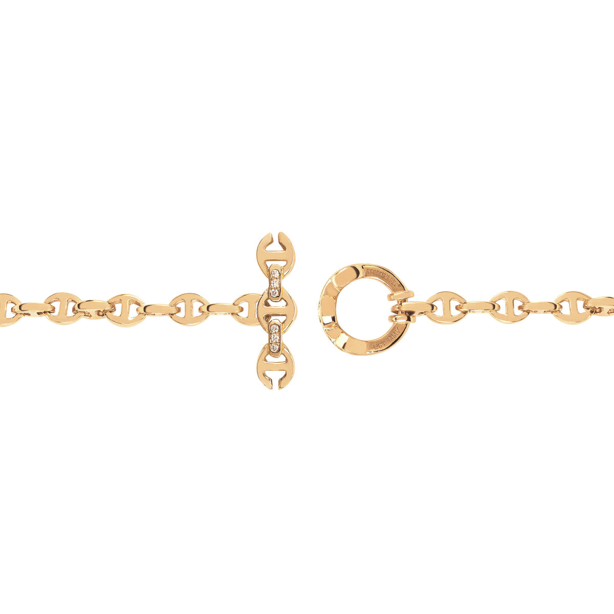 Hoorsenbuhs 18K Yellow Gold White Diamond Bracelet