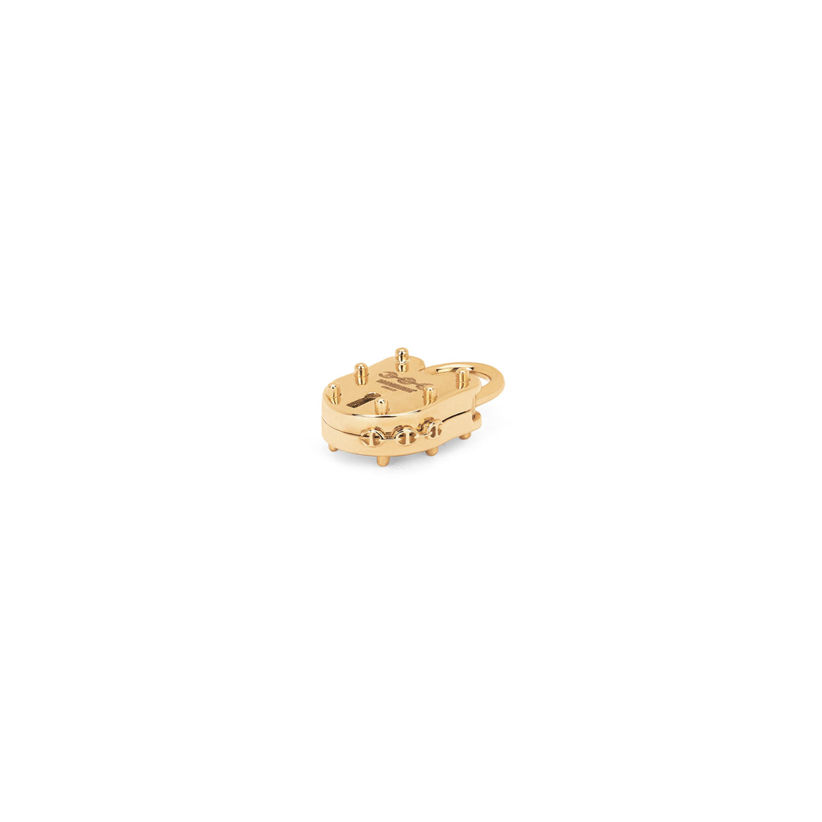 Hoorsenbuhs 18K Yellow Gold Padlock Pendant - 19mm