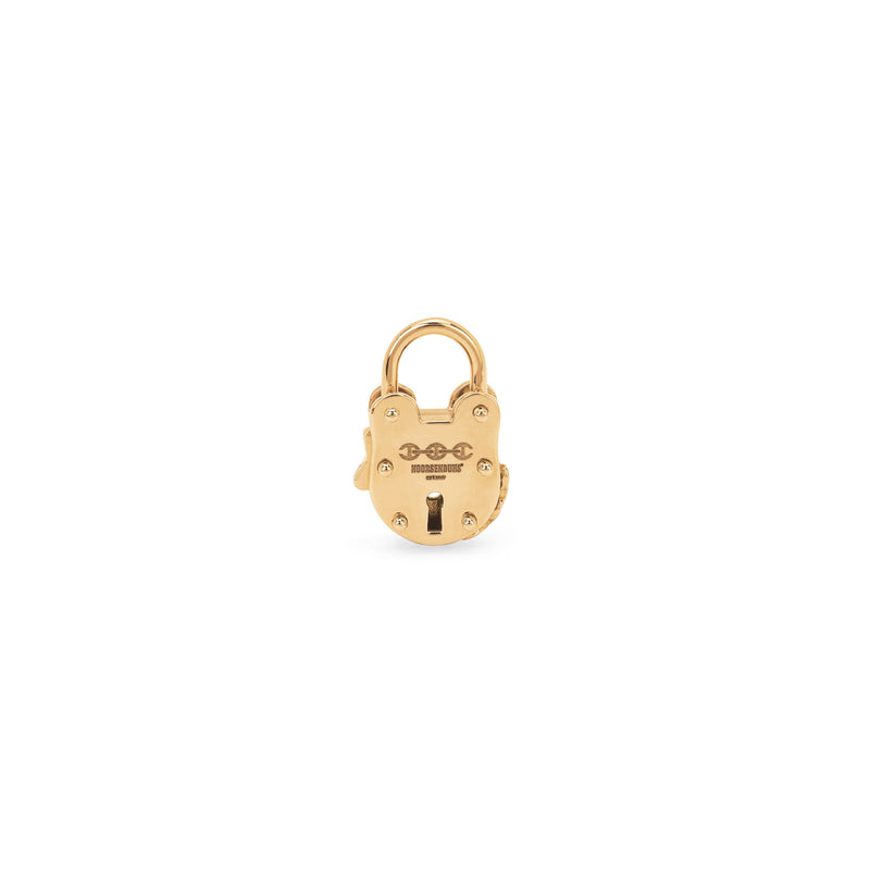 Hoorsenbuhs 18K Yellow Gold Padlock Pendant - 19mm