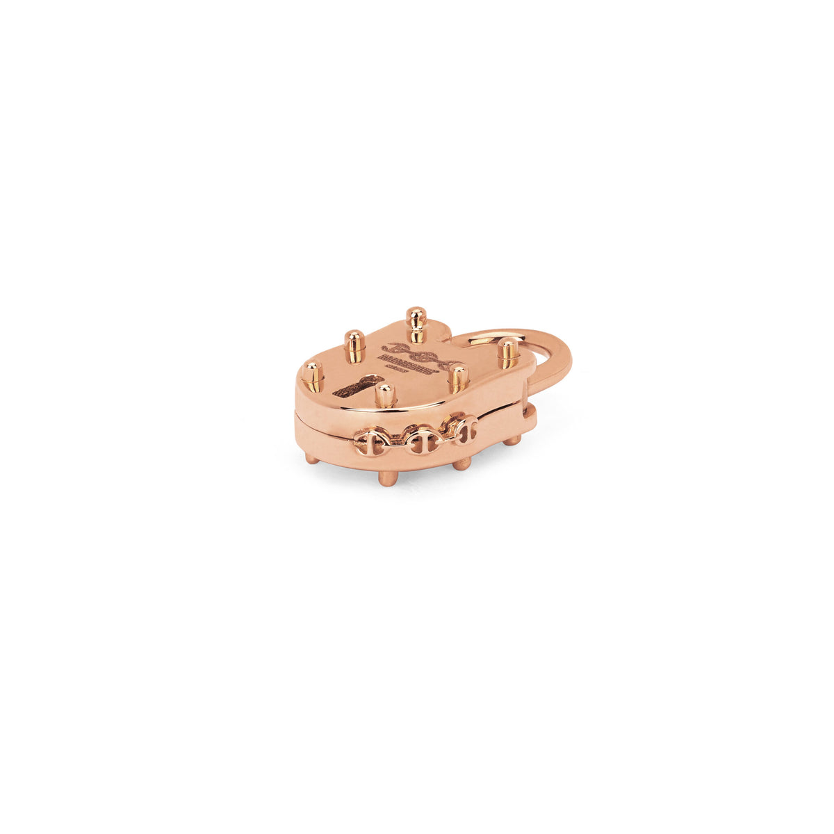 Hoorsenbuhs 18K Rose Gold Padlock Pendant