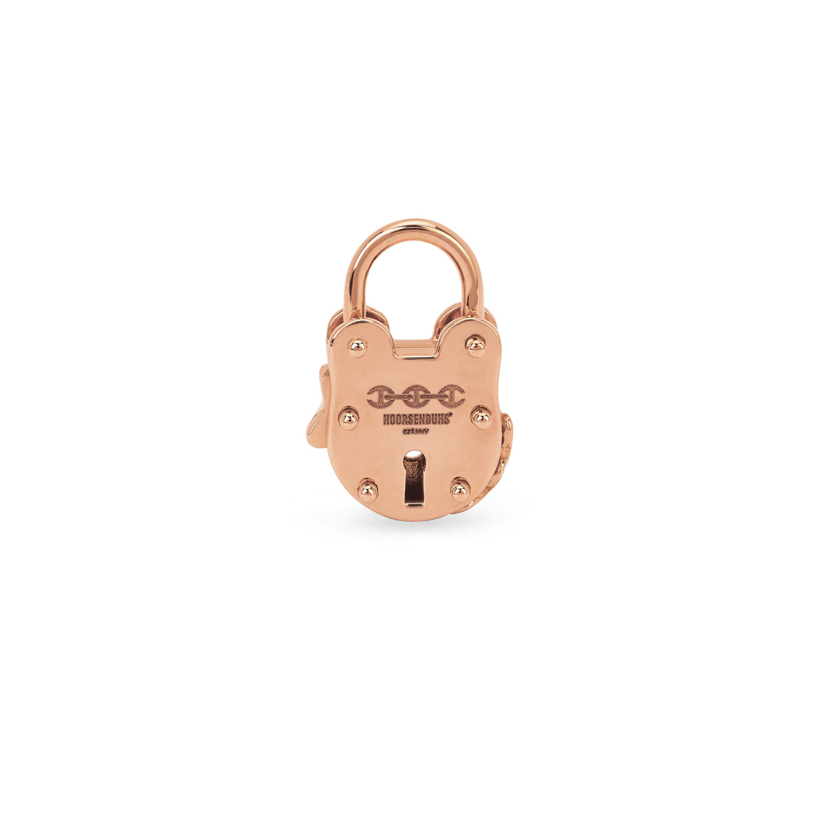 Hoorsenbuhs 18K Rose Gold Padlock Pendant
