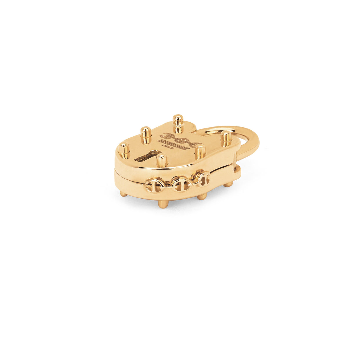 Hoorsenbuhs 18K Yellow Gold Padlock Pendant - 30mm