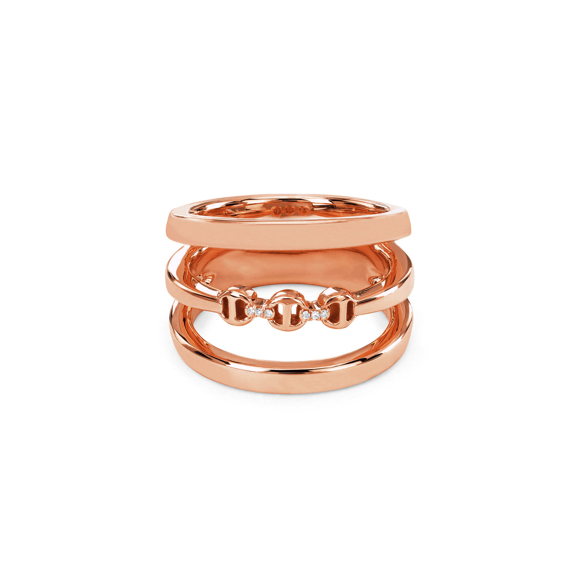 Hoorsenbuhs 18K Rose Gold Asset Ring