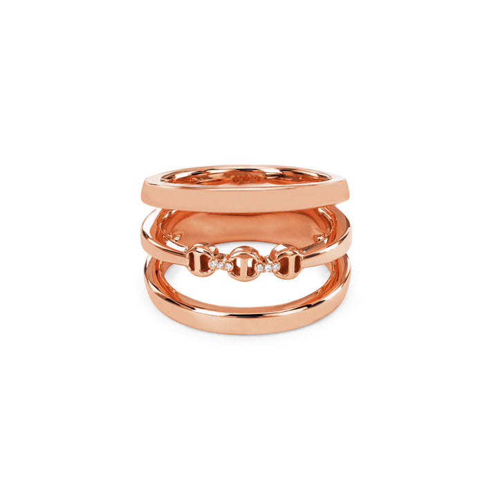 Hoorsenbuhs 18K Rose Gold Asset Ring