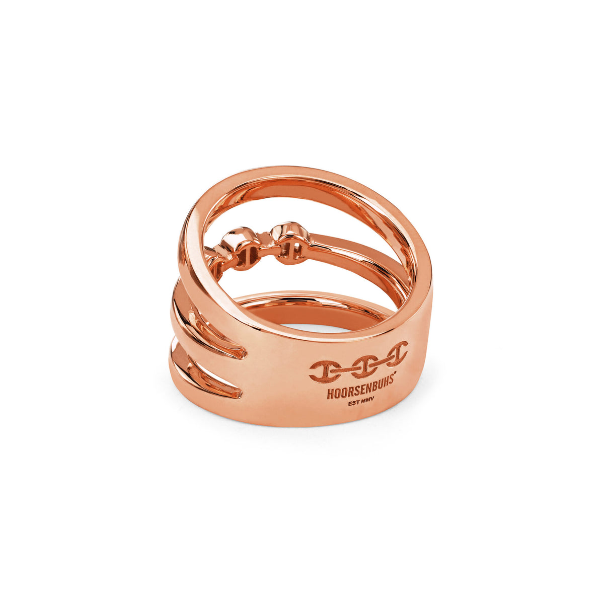 Hoorsenbuhs 18K Rose Gold Asset Ring