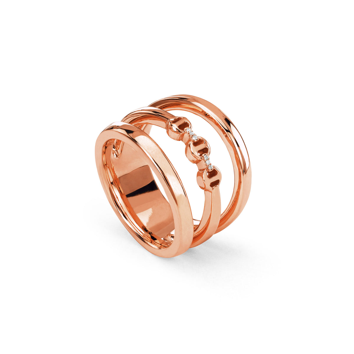 Hoorsenbuhs 18K Rose Gold Asset Ring