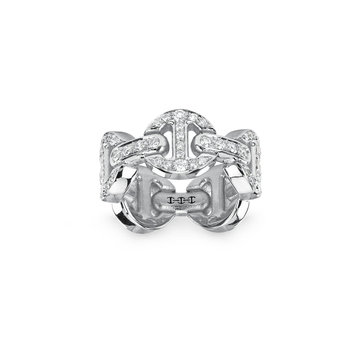 Hoorsenbuhs 18K White Gold Dame Antiquated Ring