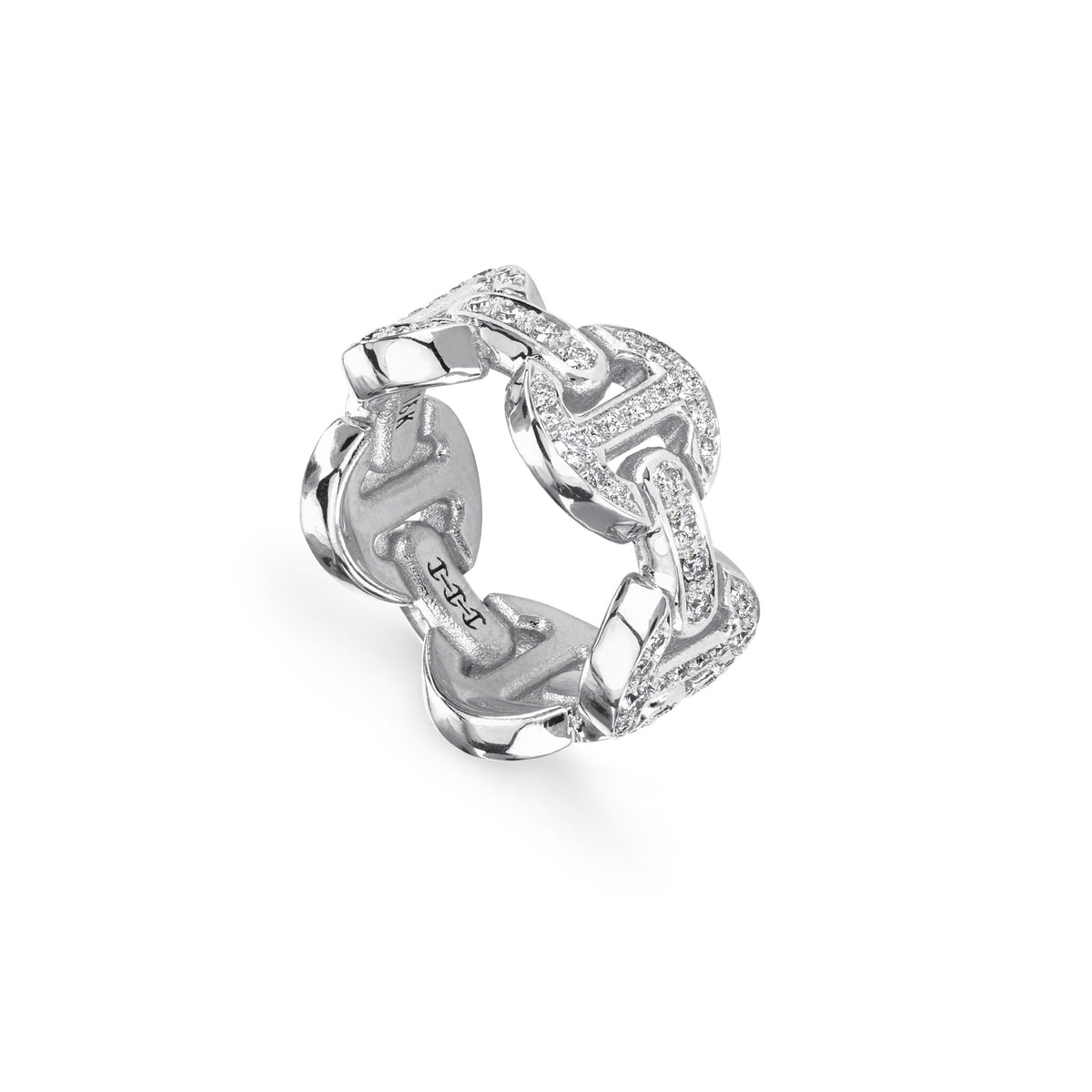 Hoorsenbuhs 18K White Gold Dame Antiquated Ring