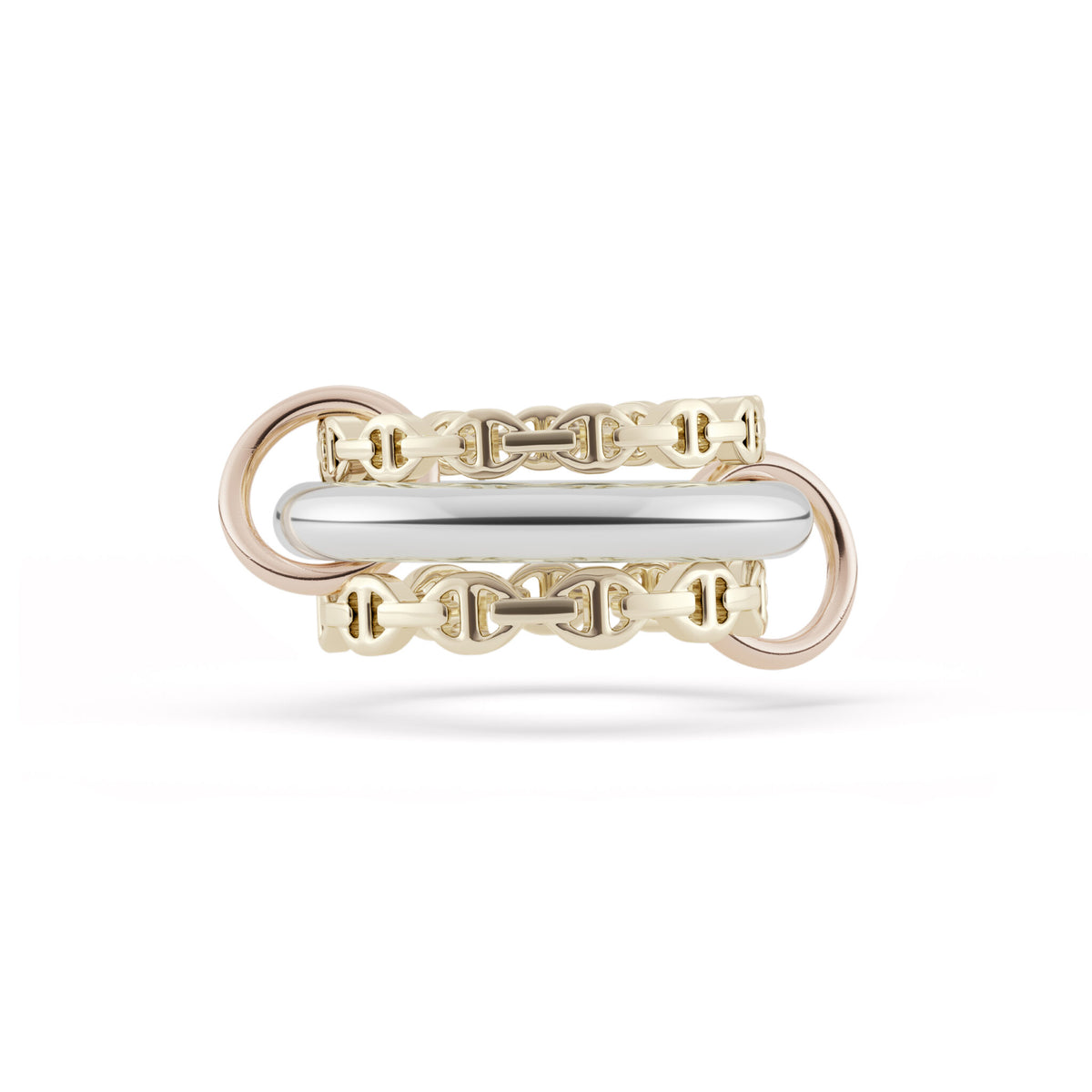 Hoorsenbuhs 18K Yellow Gold Microdame Mixed Ring