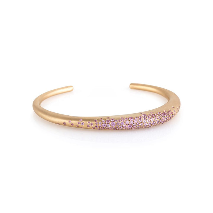 Nada Ghazal Urban Pink Sapphire Thin Cuff