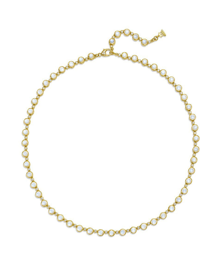 Temple St. Clair 18K Blue Moon Link Necklace