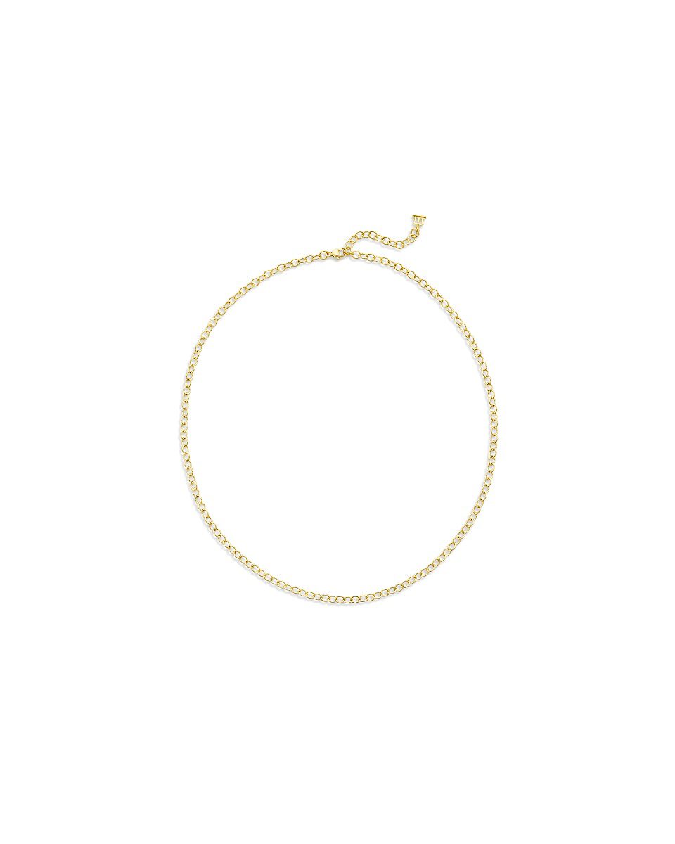 Temple St. Clair 18K Extra Small Oval Chain - 18"