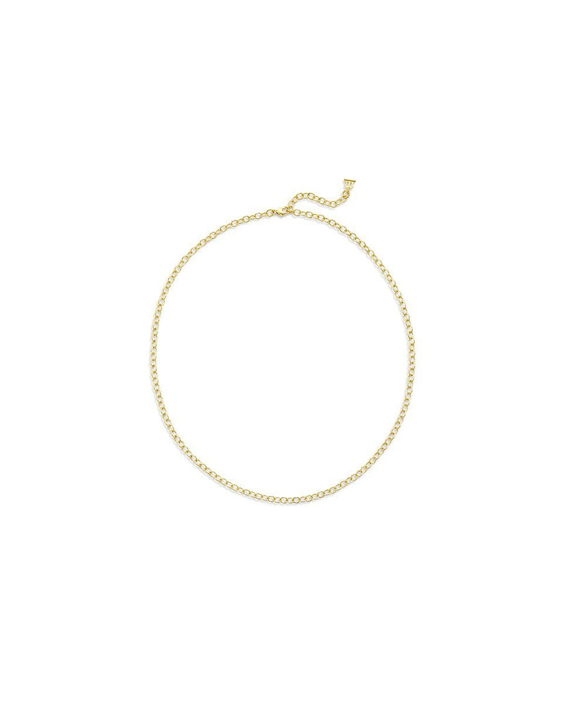Temple St. Clair 18K Extra Small Oval Chain - 18"