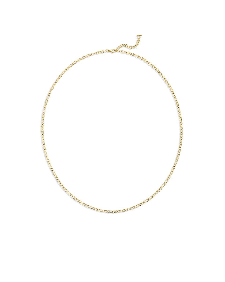 Temple St. Clair 18K Extra Small Oval Chain - 24''