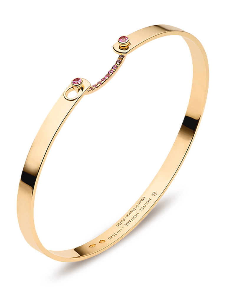 Nouvel Heritage 18K Pink Sapphire Mood Bracelet