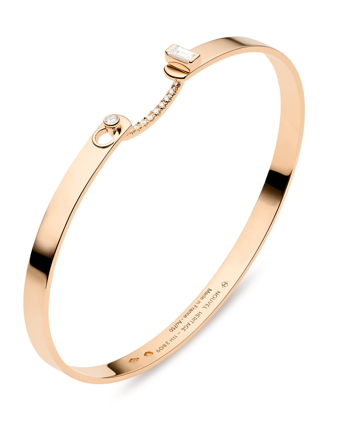 Nouvel Heritage Dinner Date Mood Bangle - Yellow Gold