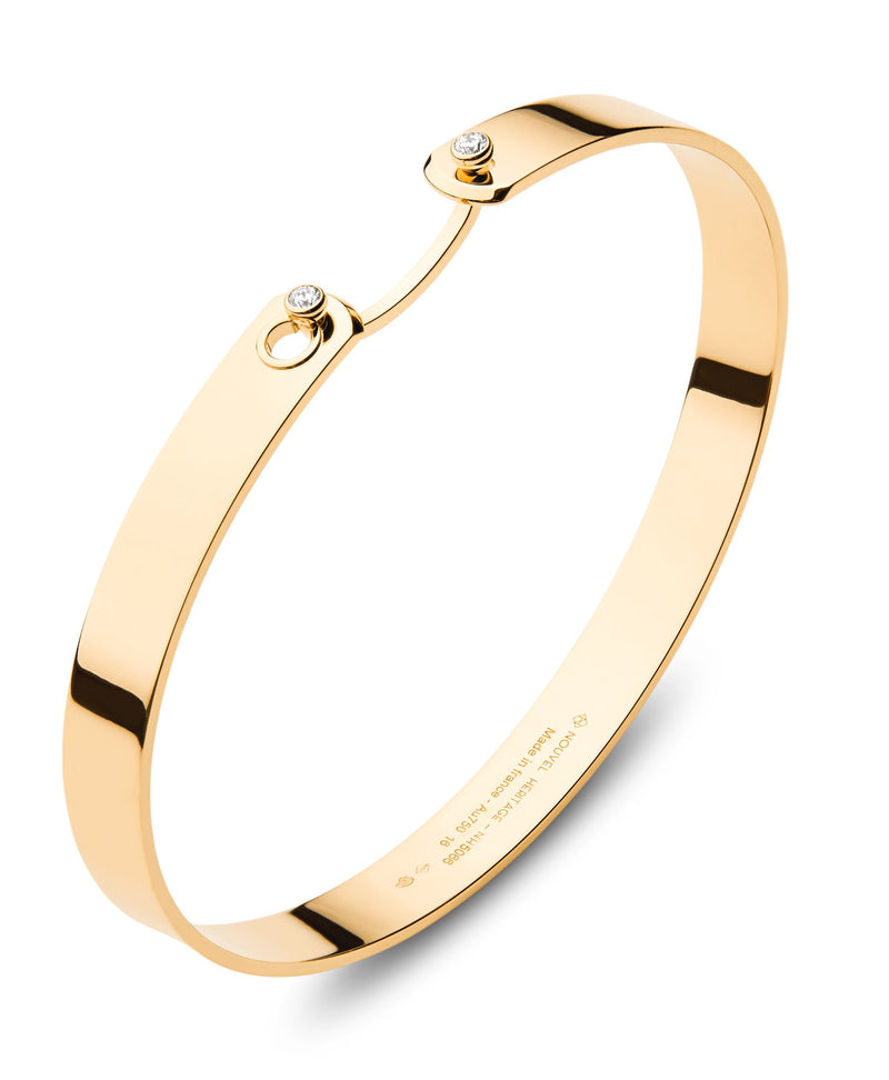 Nouvel Heritage Monday Morning GM Mood Bangle - Yellow Gold